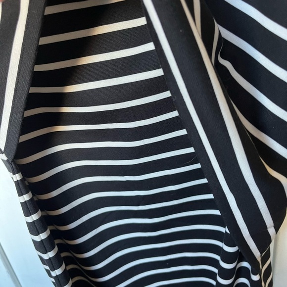 Halogen Black and White Wrap Pencil Skirt Knee-Length - Picture 5 of 10